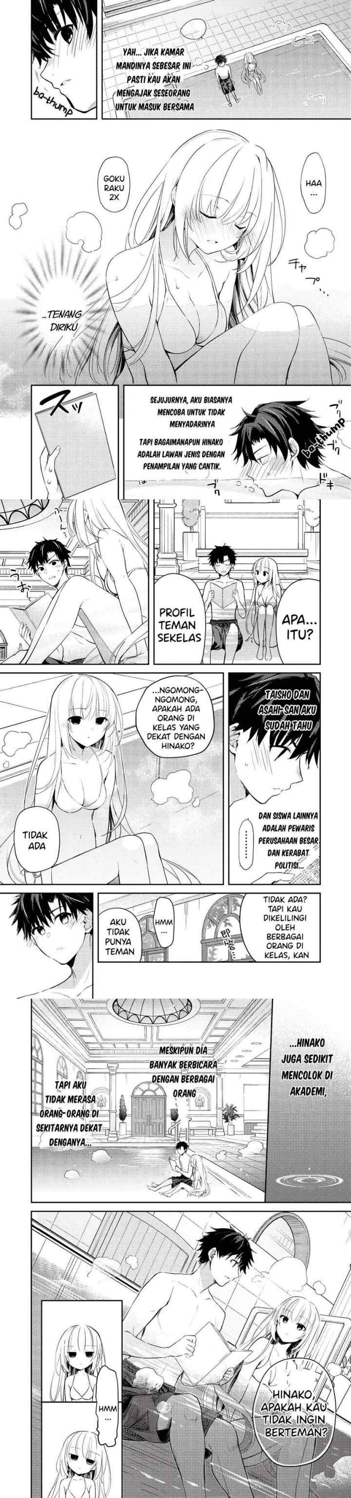 Saijo no Osewa ~Takane no Hana Darakena Meimon Kou de, Gakuin Ichi no Ojou-sama (Seikatsu Noryoku Kaimu) o Kagenagara Osewa suru Koto ni Narimashita~ chapter 6.1 halaman 5