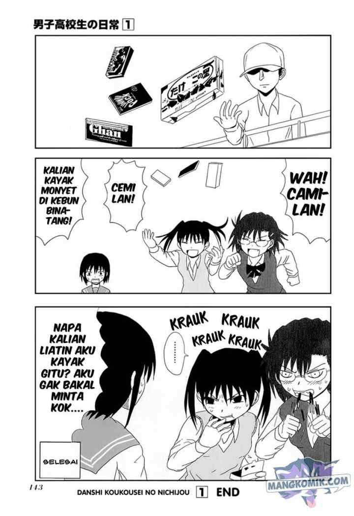 Danshi Koukousei no Nichijou chapter 15.2 halaman 9