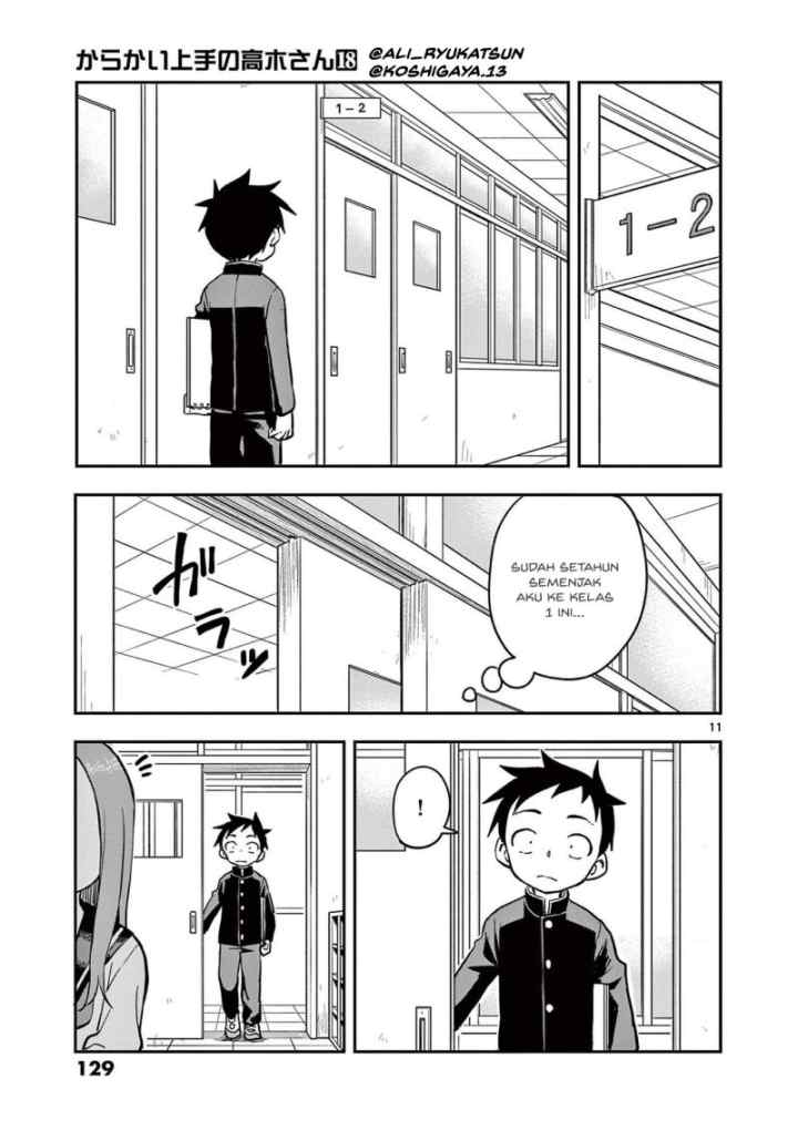 Karakai Jouzu no Takagi-san chapter 159 halaman 12