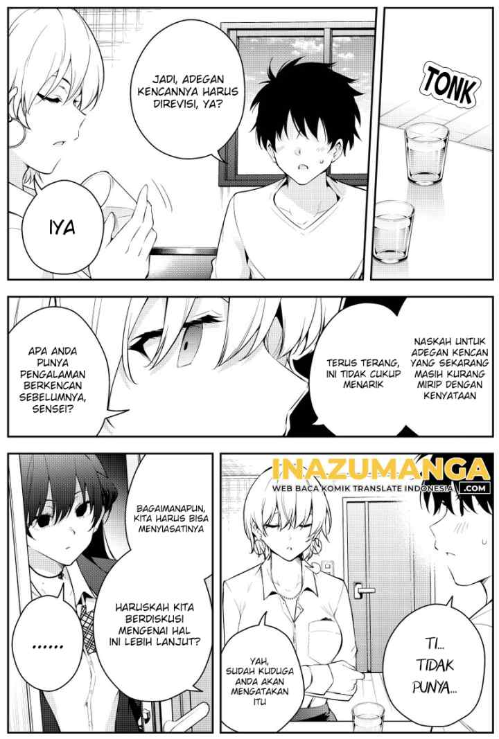 Mishiranu Joshikousei ni Kankensareta Mangaka no Hanashi chapter 42 halaman 4