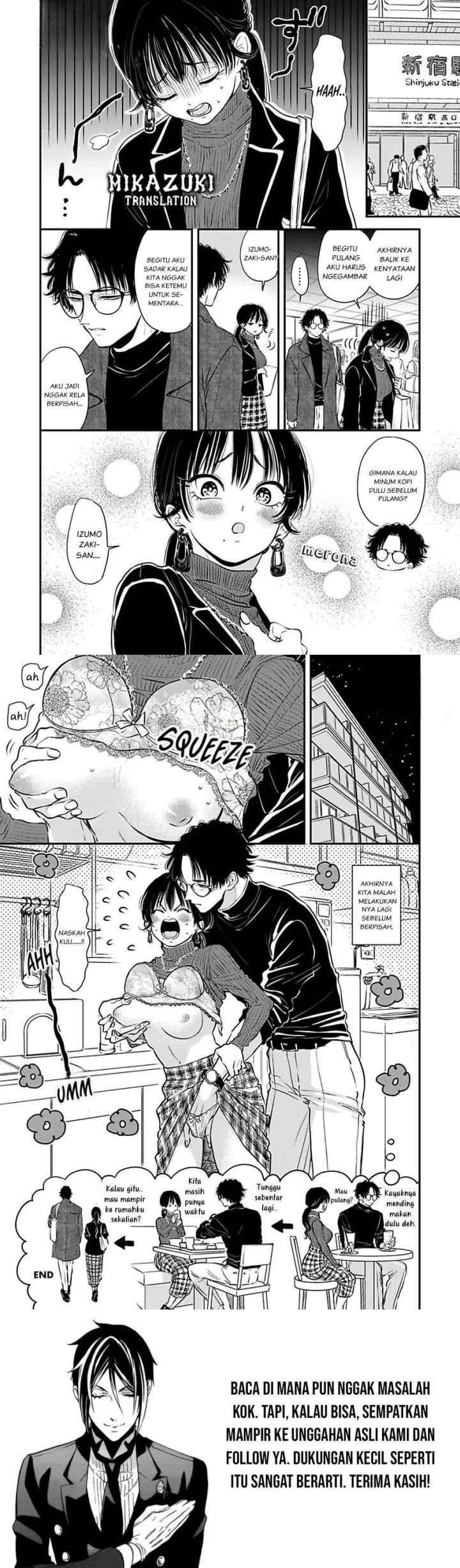Buaiso na Tantou ga Zenzen Te o Dashite Kurenakute Mukatsuku!! chapter 10 halaman 14