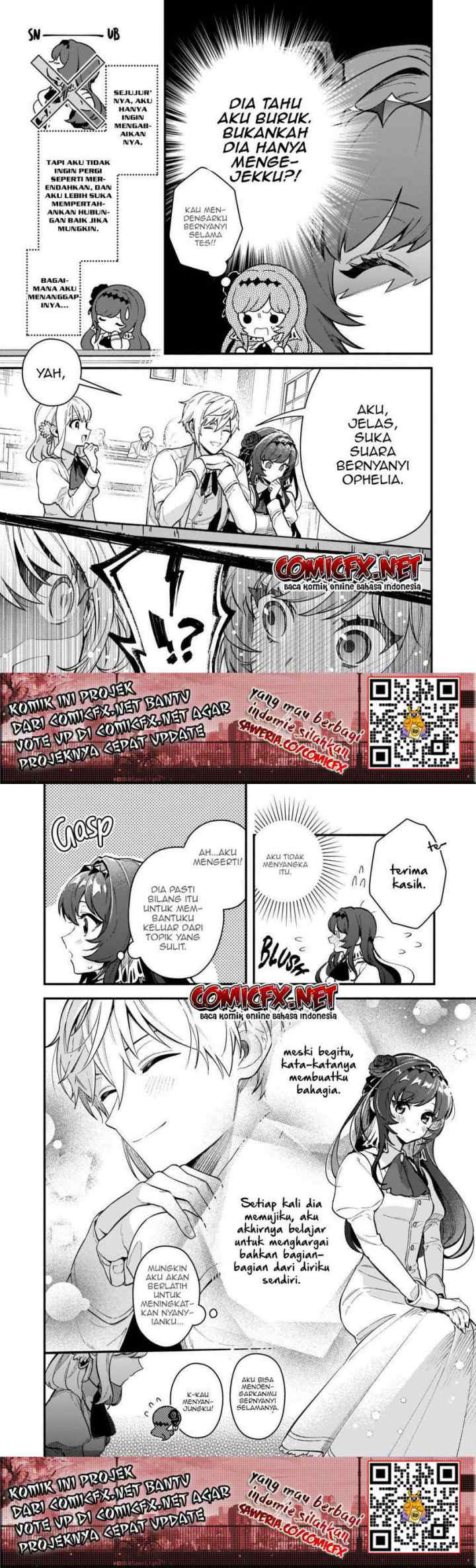 Akuyaku Reijou Route ga Nai Nante, Dare ga Itta no? chapter 8.1 halaman 5