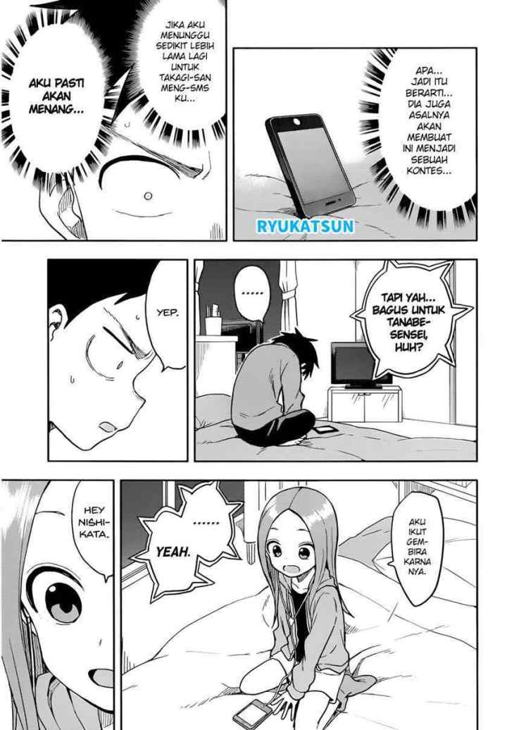 Karakai Jouzu no Takagi-san chapter 134 halaman 14