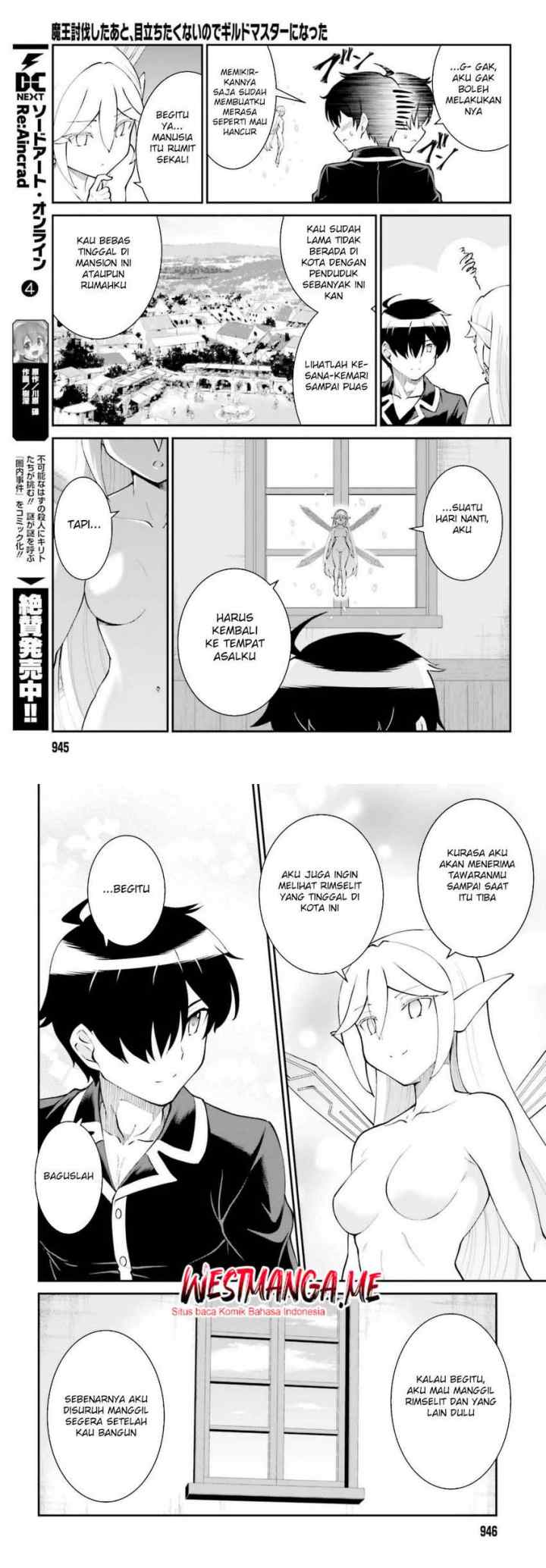Maou Toubatsu Shita Ato, Medachitakunai node Guild Master ni Natta chapter 59 halaman 4