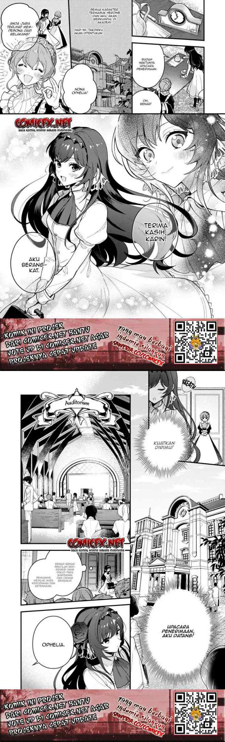 Akuyaku Reijou Route ga Nai Nante, Dare ga Itta no? chapter 1.2 halaman 4