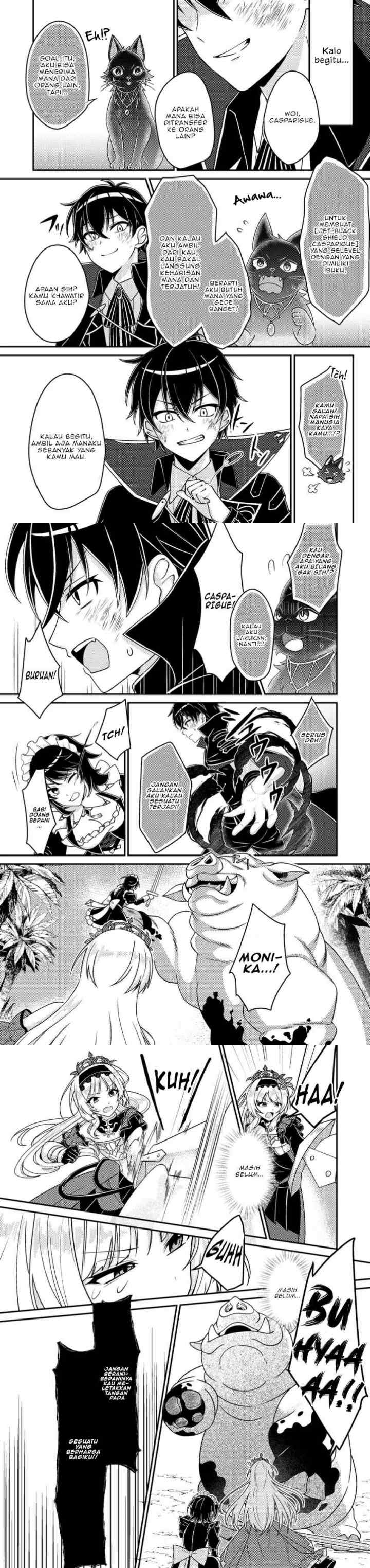 Munou no Akudou Ouji wa Ikinokoritai ~Ren'ai RPG no Akuyaku Mob ni Tensei Shita kedo, Gensaku Mushi shite Saikyou o Mezasu~ chapter 4 halaman 5