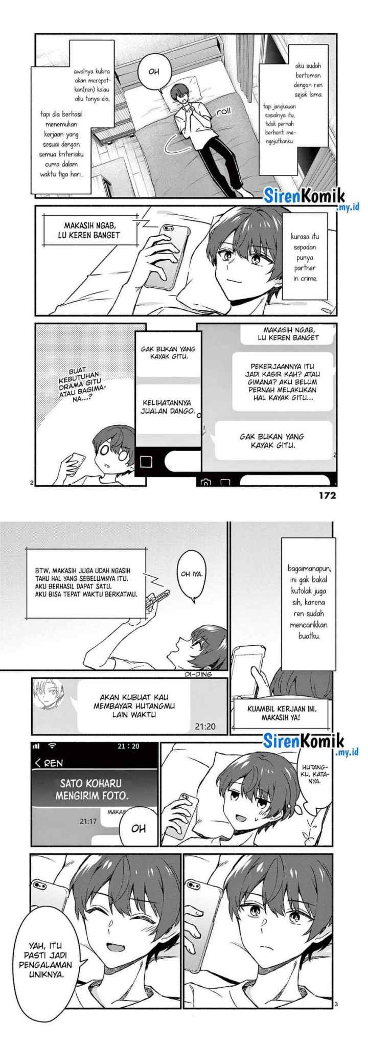 Shiotaiou no Sato-san ga Ore ni dake Amai chapter 39 halaman 12