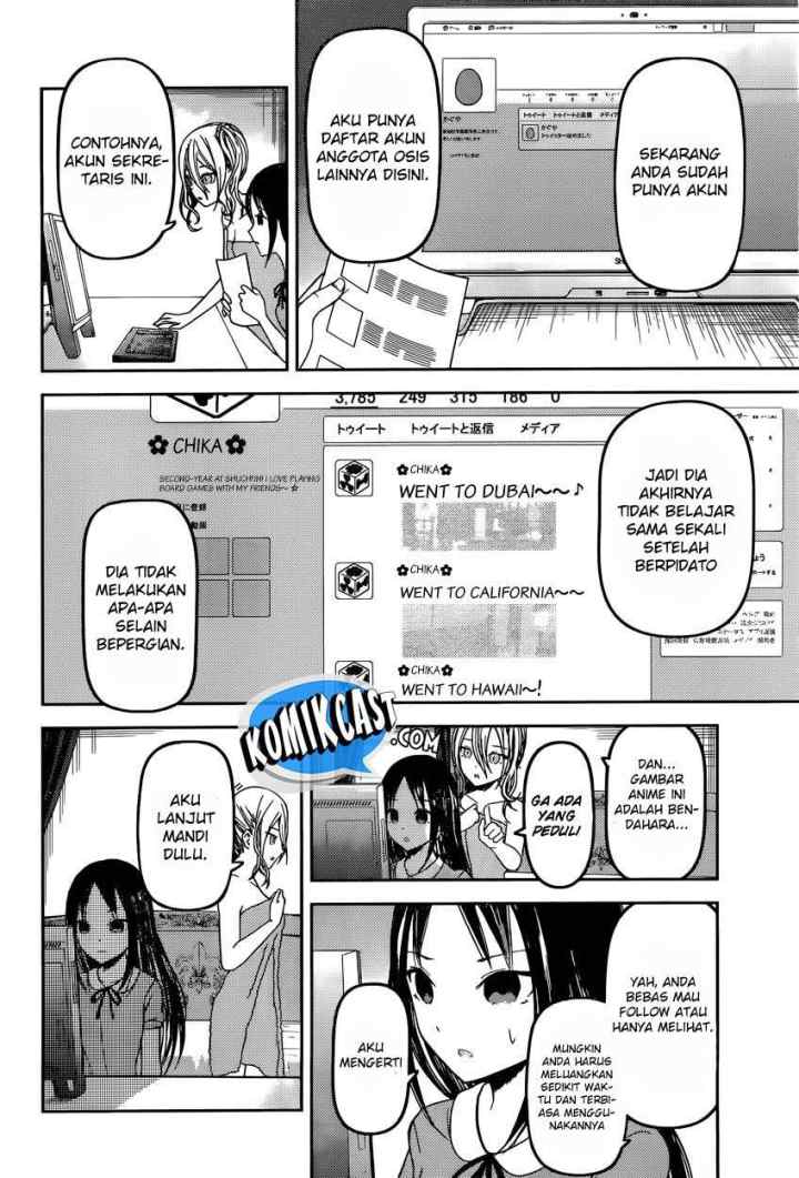 Kaguya-sama wa Kokurasetai: Tensai-tachi no Renai Zunousen chapter 42 halaman 9