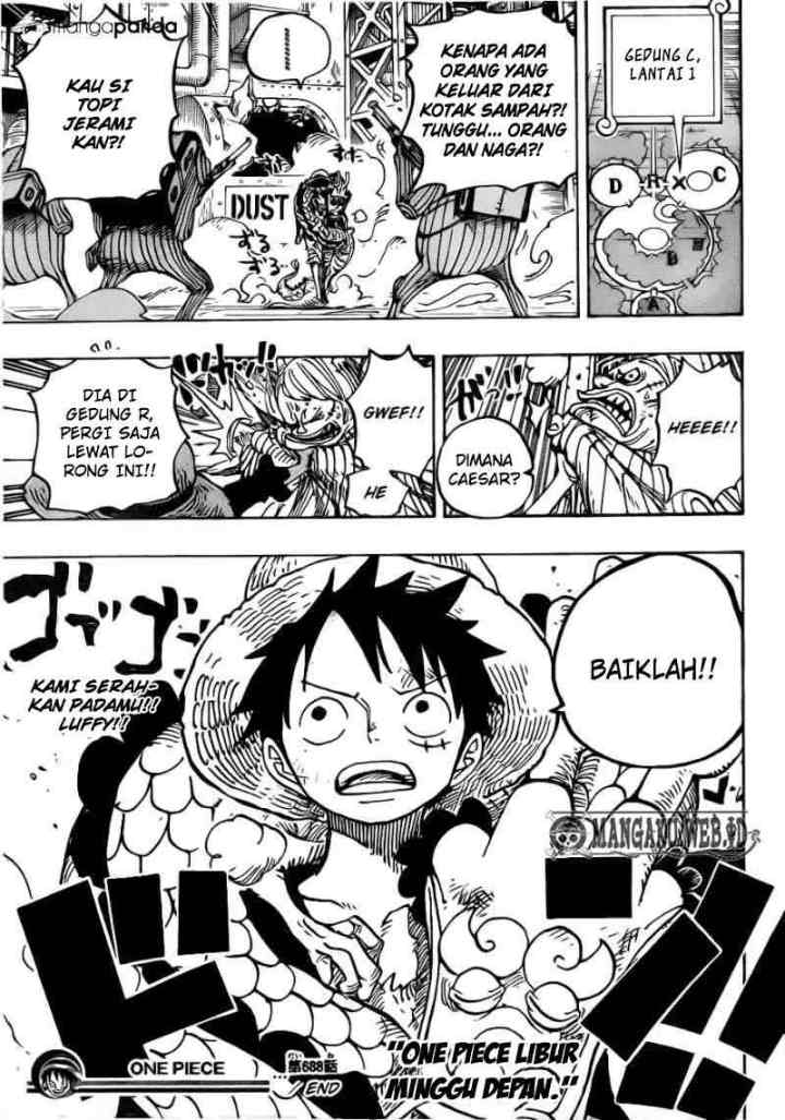 One Piece chapter 688 halaman 19