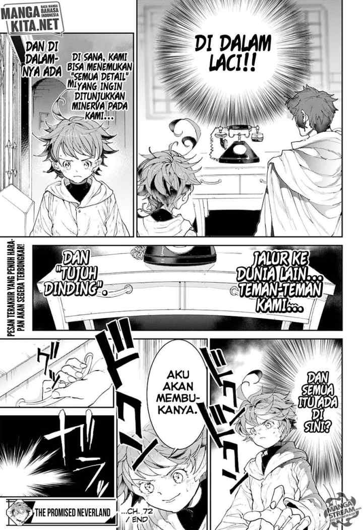 Yakusoku no Neverland chapter 72 halaman 12