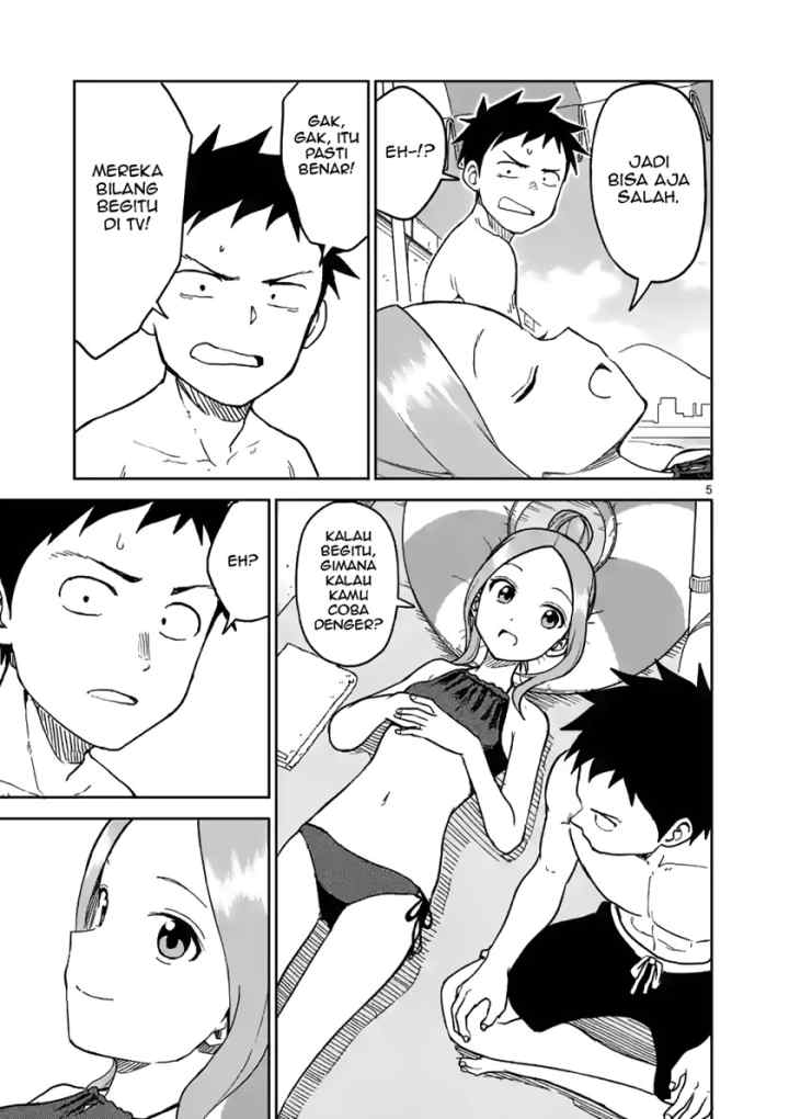 Karakai Jouzu no (Moto) Takagi-san chapter 150 halaman 5