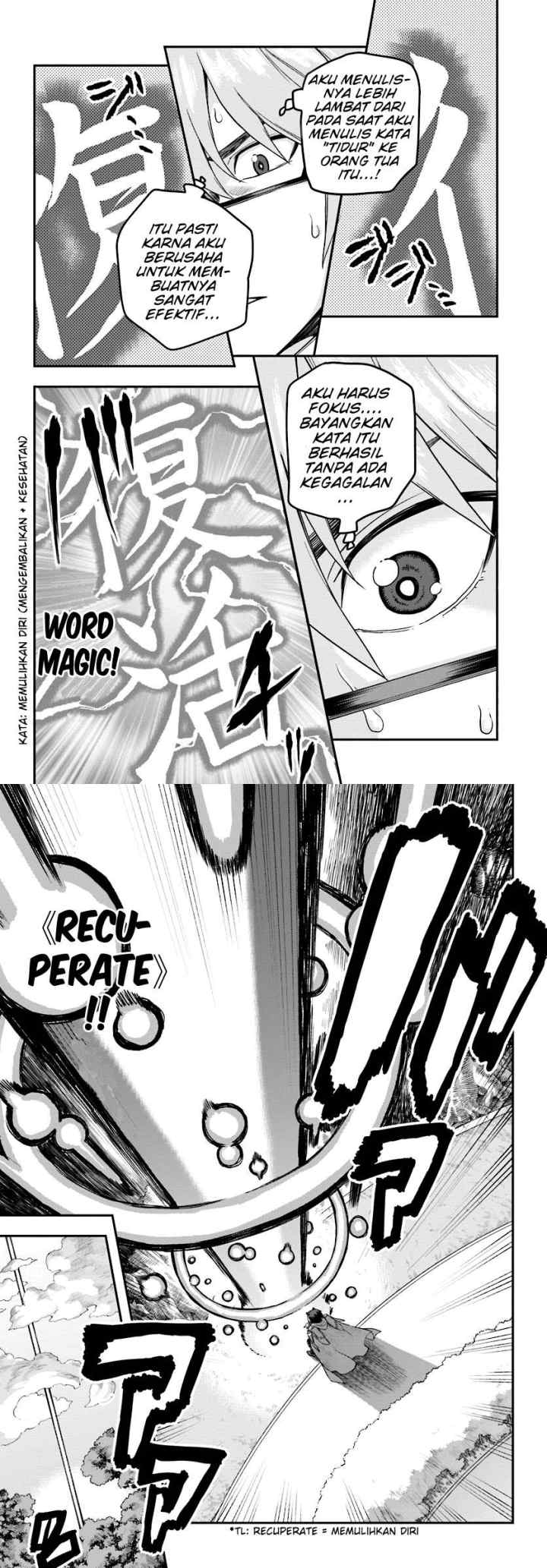 Konjiki no Moji Tsukai: Yuusha Yonin ni Makikomareta Unique Cheat chapter 31 halaman 7