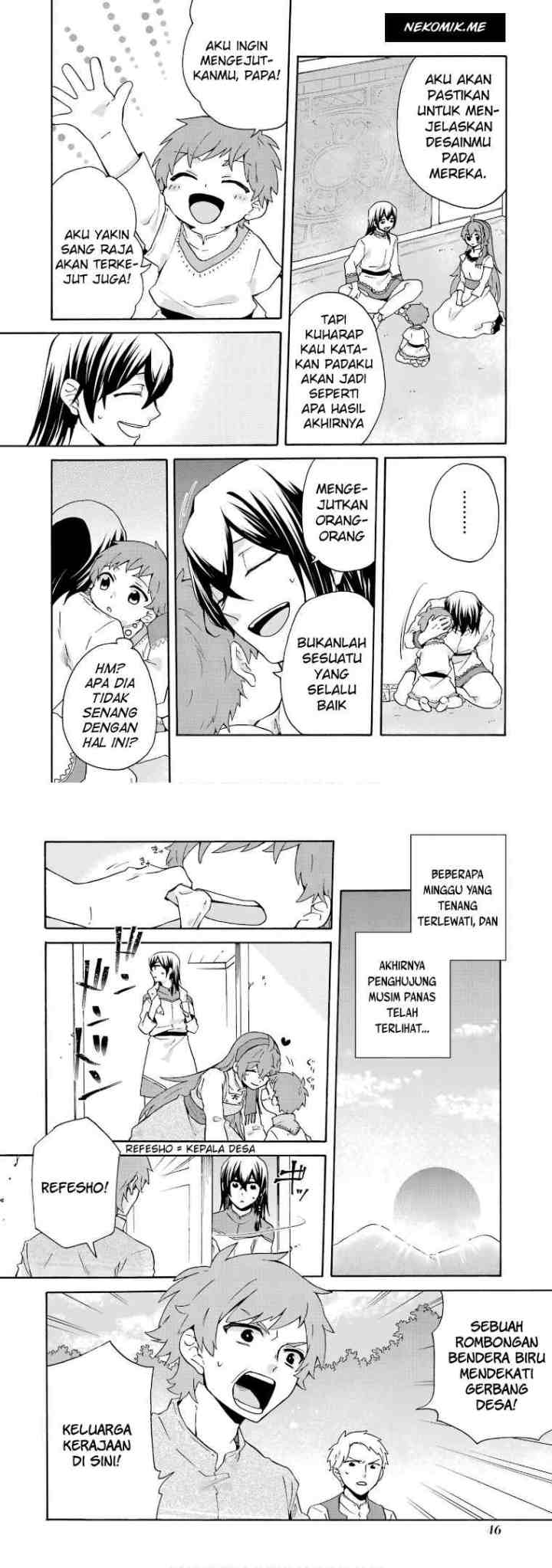 Tada Shiawasena Isekai Kazoku Seikatsu chapter 15 halaman 8