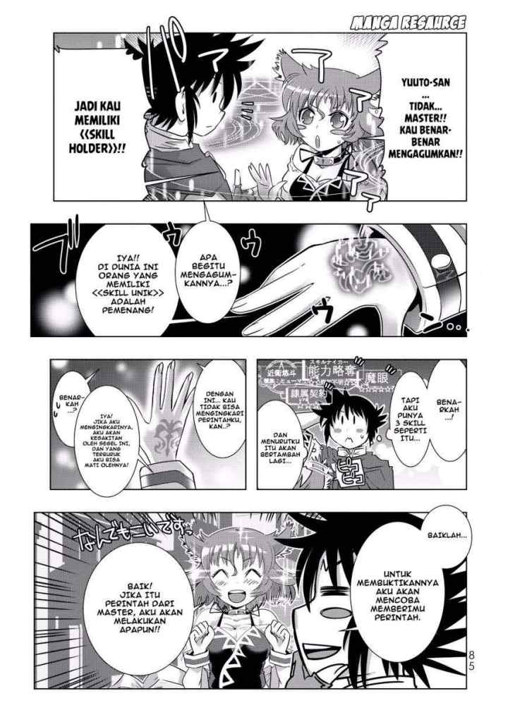 Isekai Shihai no Skill Taker: Zero kara Hajimeru Dorei Harem chapter 4 halaman 8