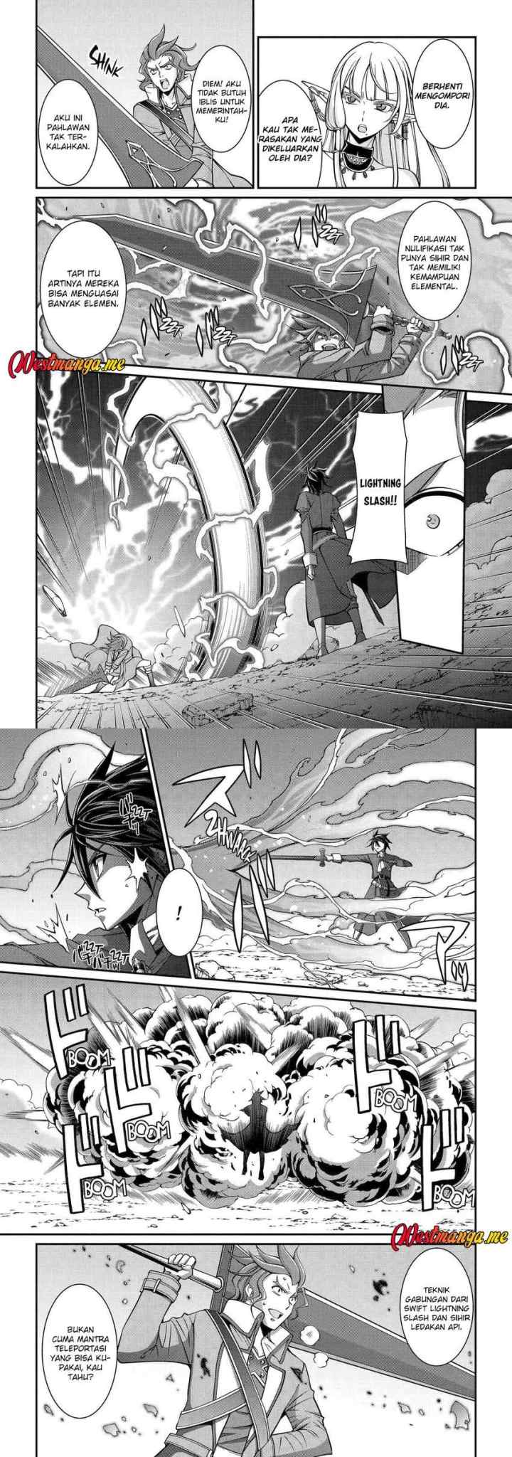 Shikkoku Tsukai no Saikyo Yusha Nakama Zen'in ni Uragira Retanode Saikyo no Mamono chapter 94 halaman 4