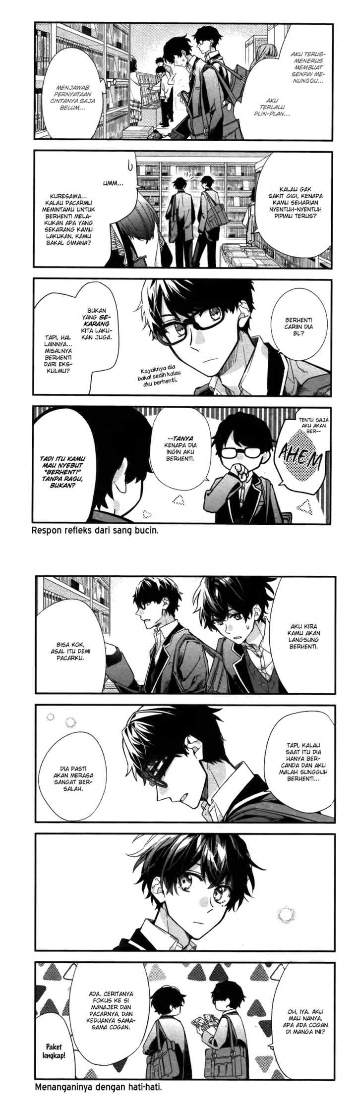 Sasaki to Miyano chapter 24 halaman 9