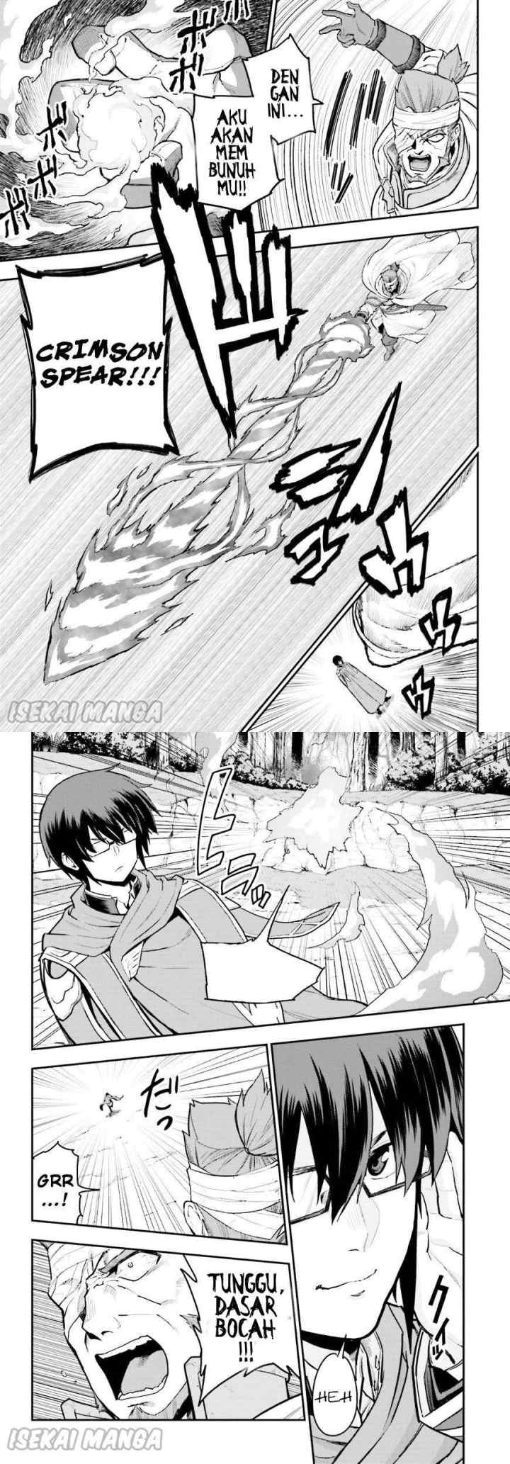 Konjiki no Moji Tsukai: Yuusha Yonin ni Makikomareta Unique Cheat chapter 18 halaman 8