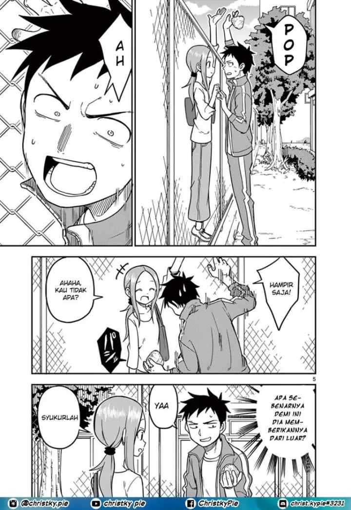 Karakai Jouzu no (Moto) Takagi-san chapter 136 halaman 5