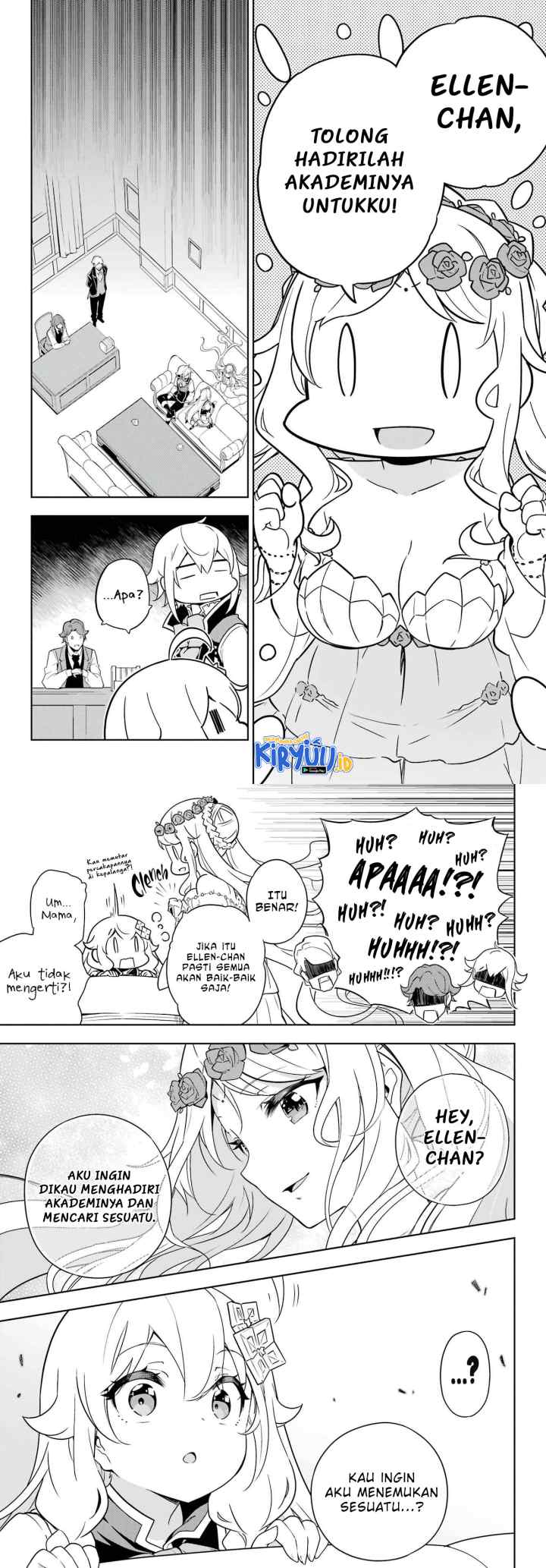 Chichi wa Eiyuu Haha wa Seirei Musume no Watashi wa Tenseisha chapter 40 halaman 6