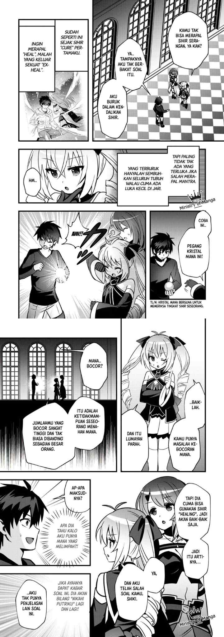 Isekai no Meikyuu Toshi de Chiyu Mahoutsukai Yattemasu chapter 13 halaman 15