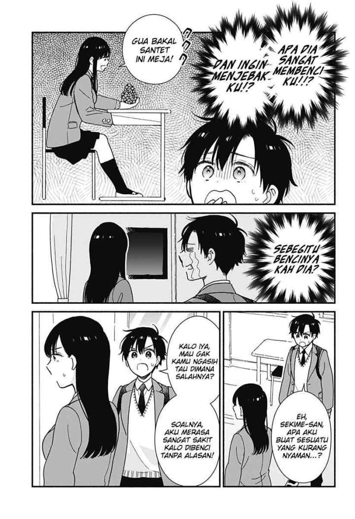 Sekimen Shinaide Sekime-san (Serialization) chapter 1 halaman 13