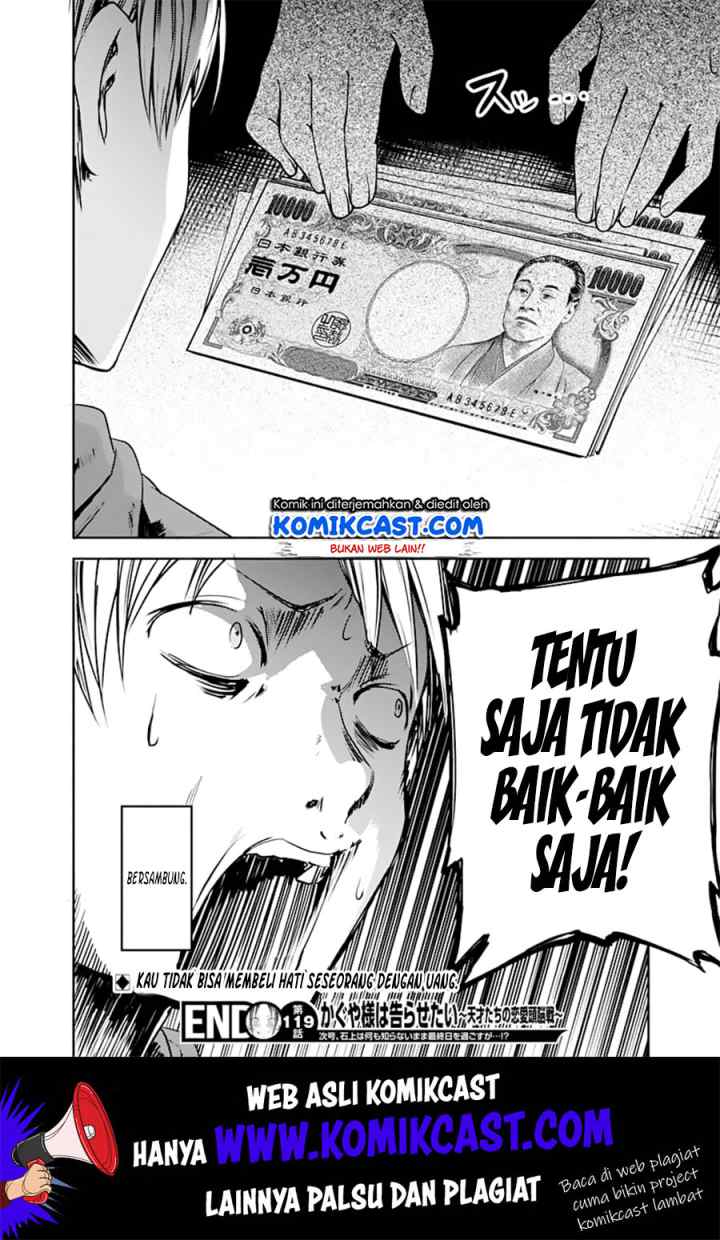 Kaguya-sama wa Kokurasetai: Tensai-tachi no Renai Zunousen chapter 129 halaman 19