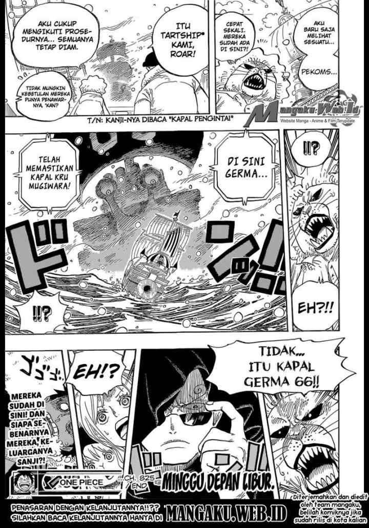 One Piece chapter 825 halaman 14