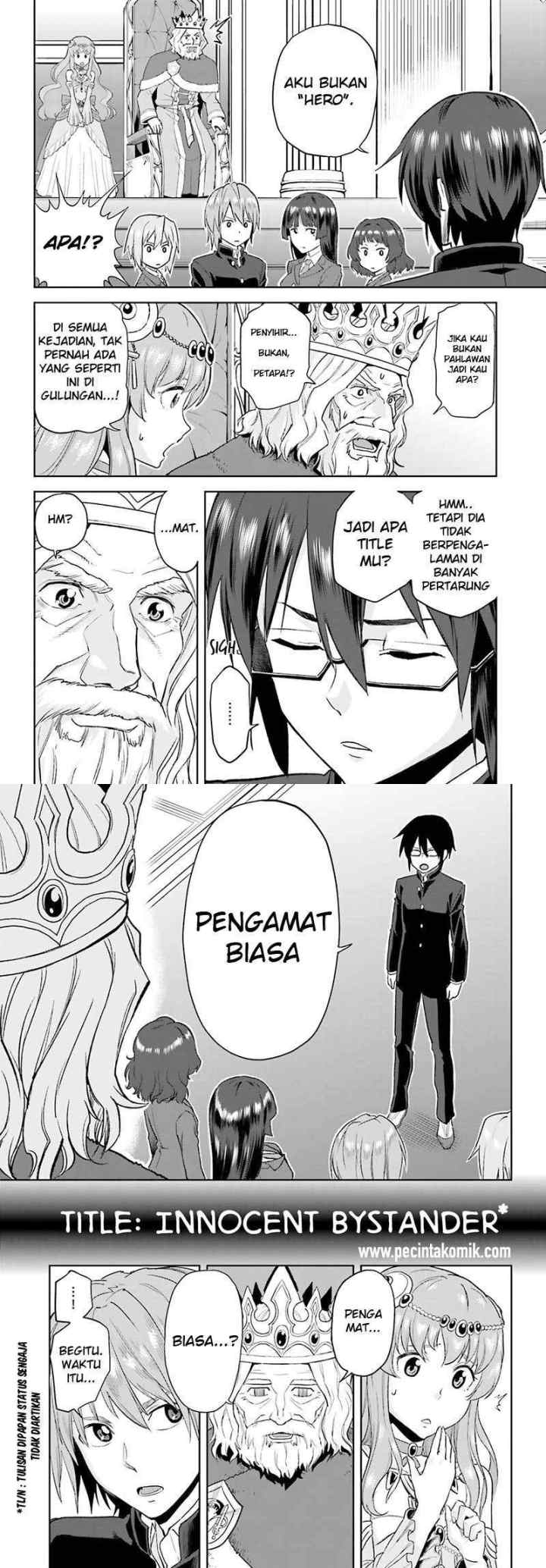 Konjiki no Moji Tsukai: Yuusha Yonin ni Makikomareta Unique Cheat chapter 1 halaman 10