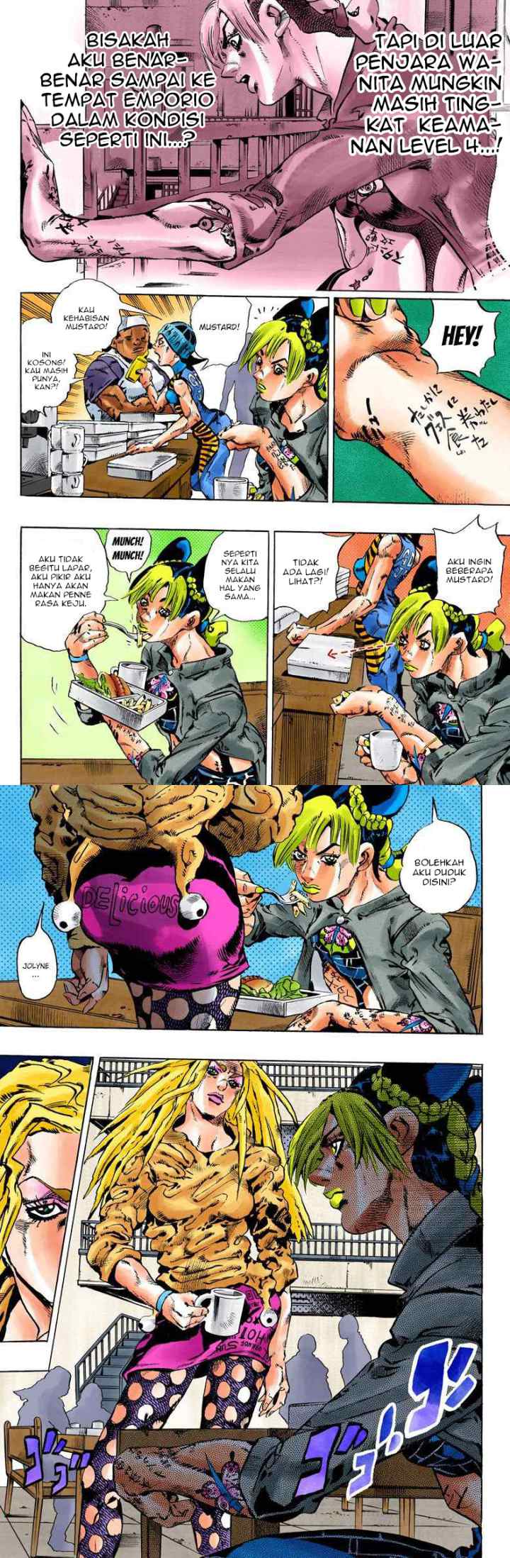 JoJo no Kimyou na Bouken - Stone Ocean chapter 98 halaman 4