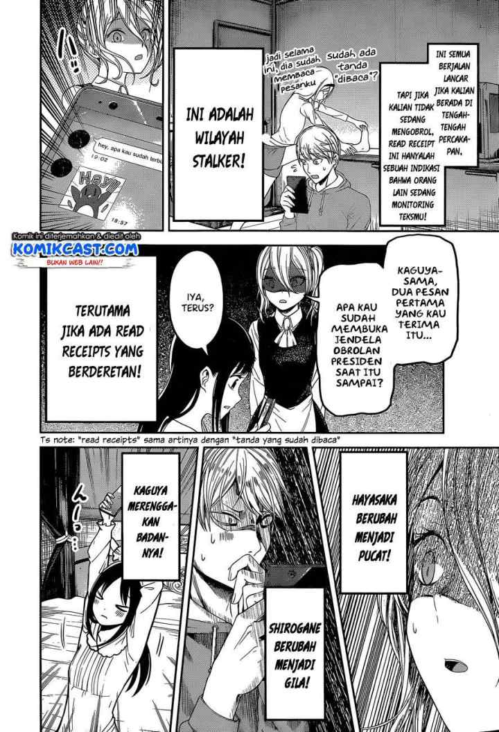 Kaguya-sama wa Kokurasetai: Tensai-tachi no Renai Zunousen chapter 102 halaman 7