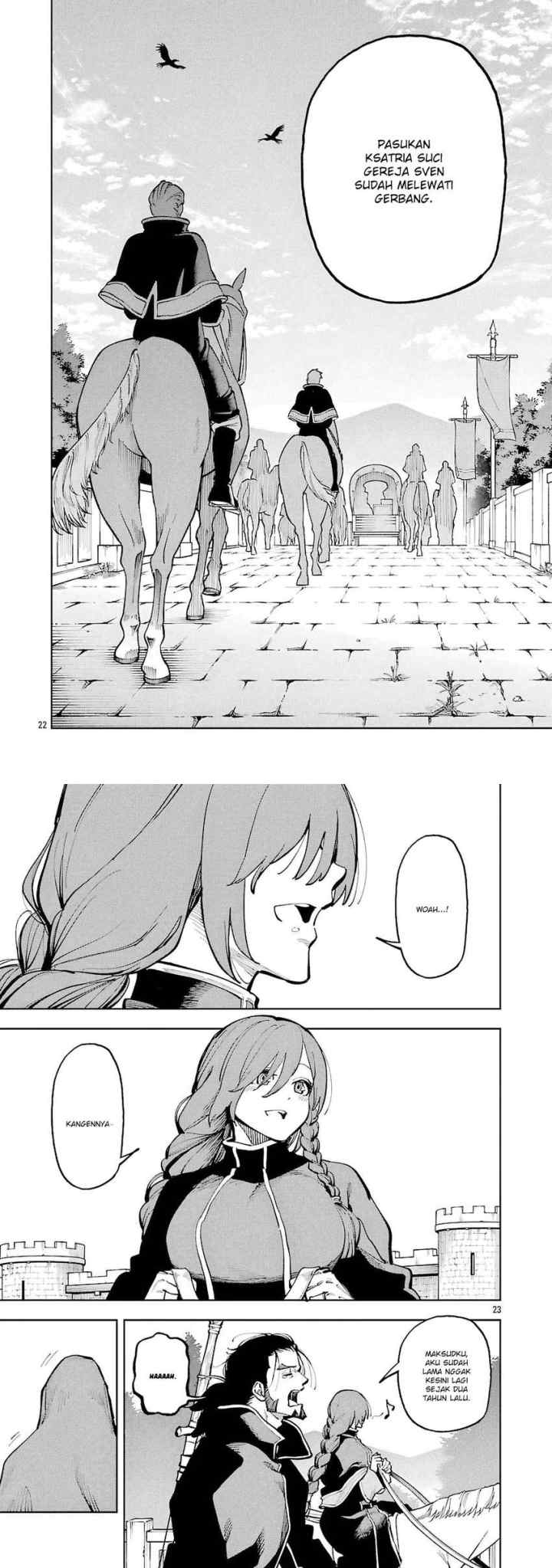 Katainaka no Ossan, Kensei ni Naru ~tada no inaka no kenjutsu shihan datta no ni, taisei shita deshi-tachi ga ore wo hottekurenai ken~ chapter 34.2 halaman 13