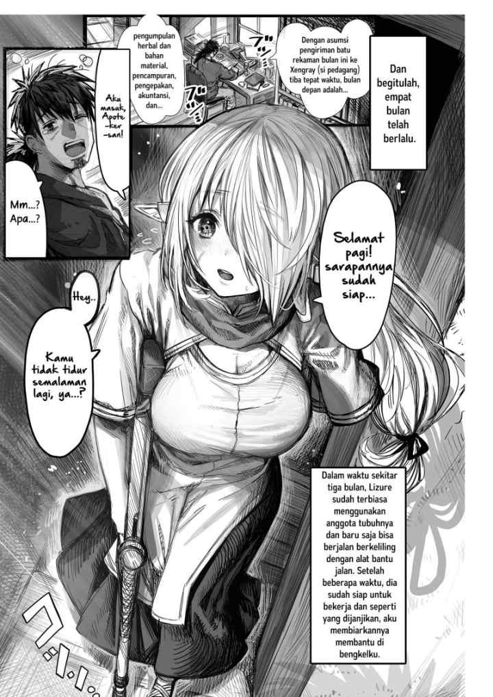 Boroboro no Elf-san o shiawaseni suru kusuri uri-san chapter 60 halaman 5