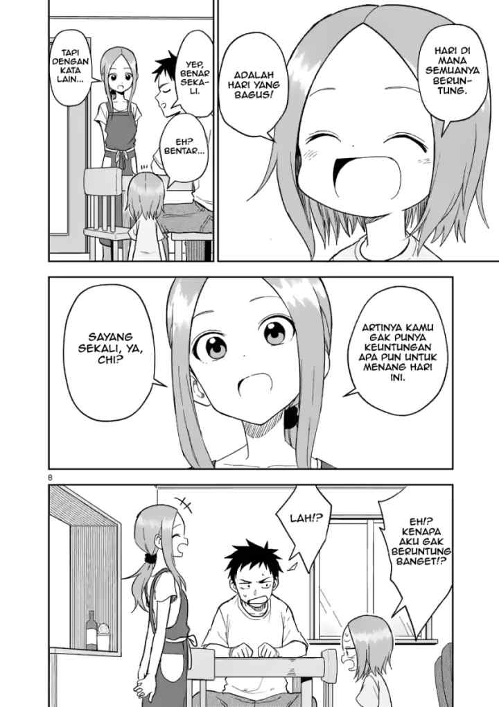 Karakai Jouzu no (Moto) Takagi-san chapter 155 halaman 8