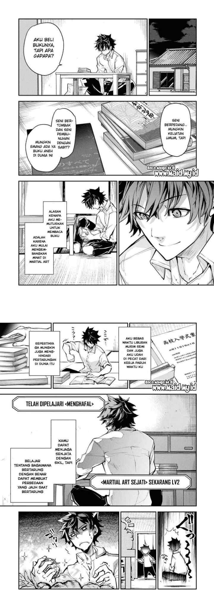 Isekai de Cheat Skill wo te ni Shita ore wa, Genjitsu Sekai wo mo Musou Suru ~Level Up wa Jinsei wo Kaeta~ chapter 3 halaman 14