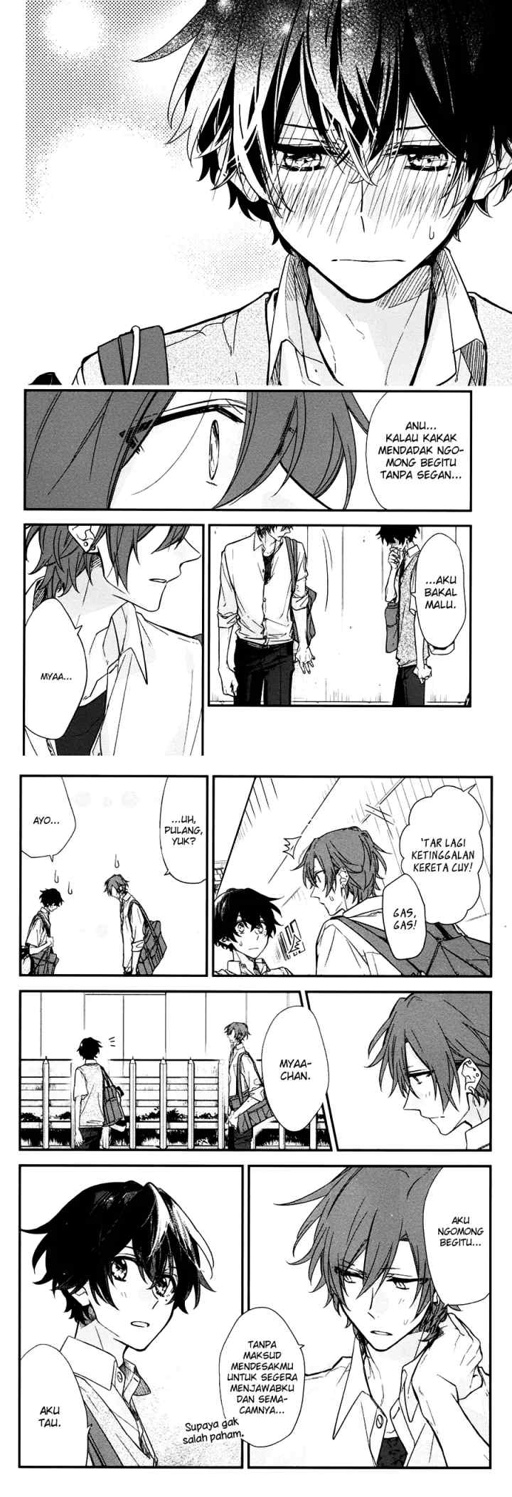Sasaki to Miyano chapter 20 halaman 9