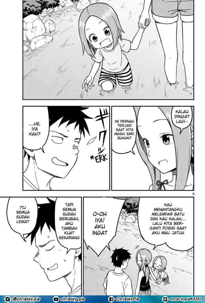Karakai Jouzu no (Moto) Takagi-san chapter 95.5 halaman 9