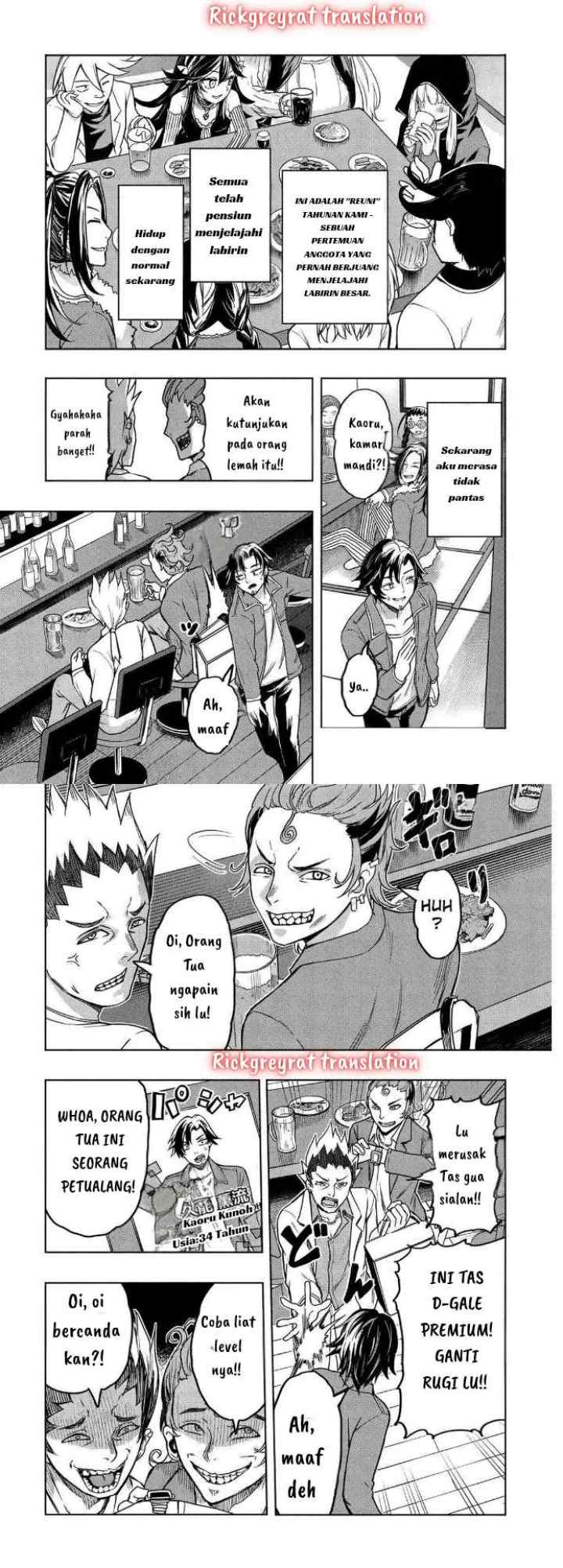 Gal to Dungeon to Shuukai Okure no Tansaku Eiyuutan ~Moto Legend Ima wa Wakeari tei Rank Tansakushana Ore ga, S-Kyuu Gal ni Natsukare Makutte Ikusei wo Makase Sareta~ chapter 1.1 halaman 14