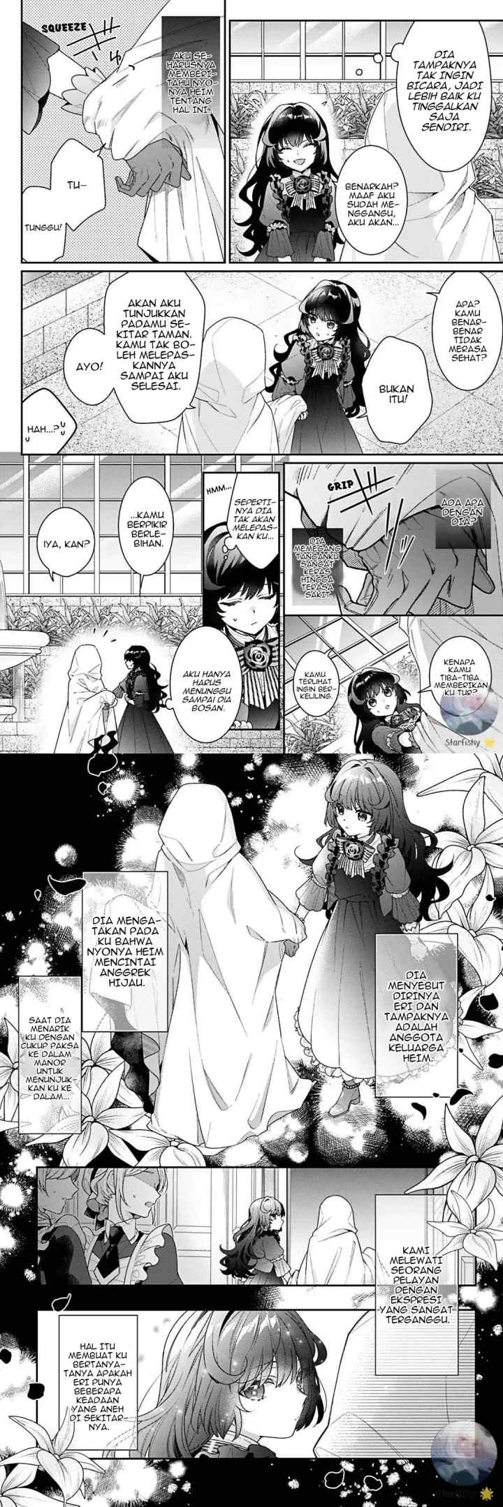 Akuyaku Reijou Desu ga, Kouyaku Taishou no Yousu ga Ijou Sugiru chapter 4 halaman 4
