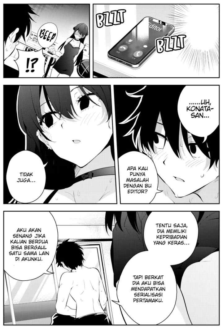Mishiranu Joshikousei ni Kankensareta Mangaka no Hanashi chapter 45 halaman 6