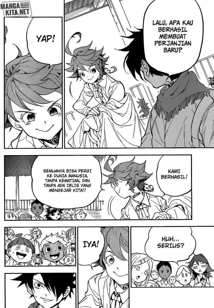 Yakusoku no Neverland chapter 144 halaman 17