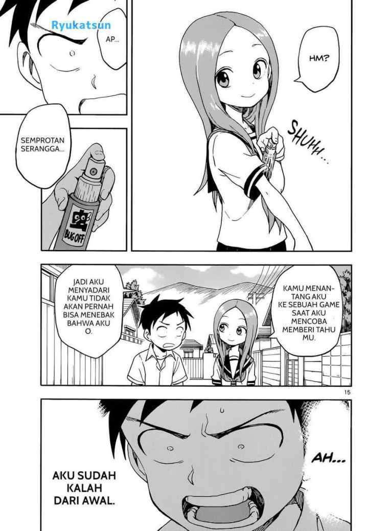 Karakai Jouzu no Takagi-san chapter 90 halaman 16