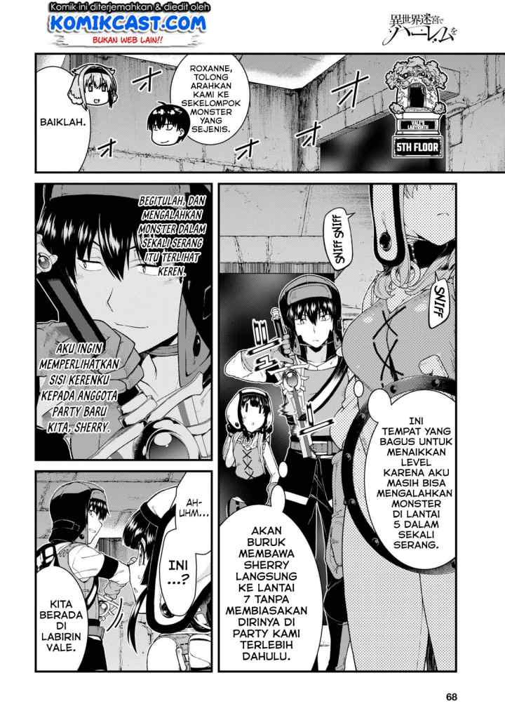 Isekai Meikyuu de Harem wo chapter 40 halaman 14