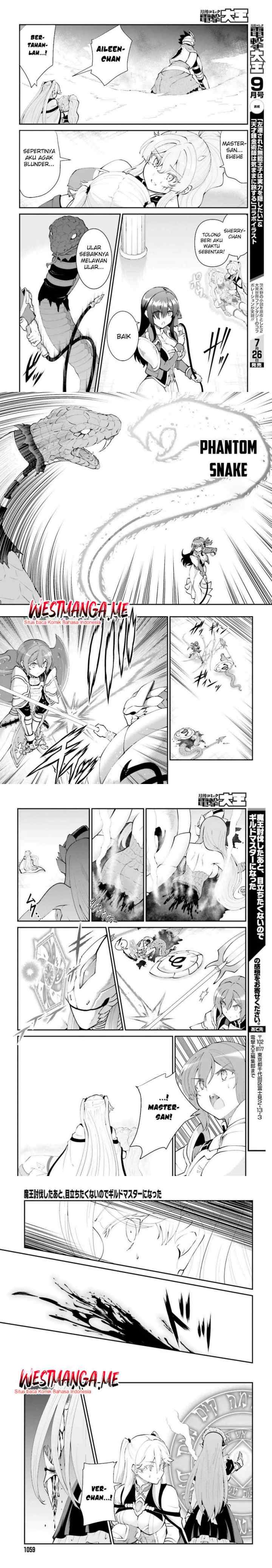 Maou Toubatsu Shita Ato, Medachitakunai node Guild Master ni Natta chapter 55 halaman 7