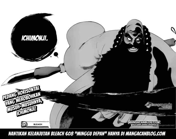 Bleach chapter 607 halaman 17