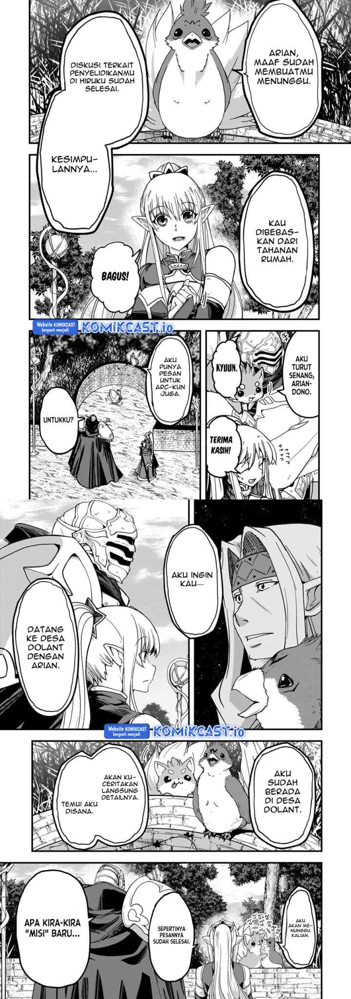 Gaikotsu Kishi-sama, Tadaima Isekai e Odekakechuu chapter 59 halaman 7