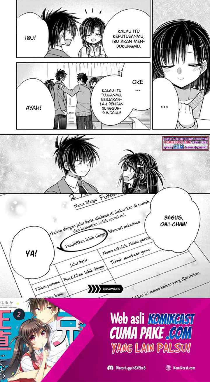Siscon Ani to Brocon Imouto ga Shoujiki ni Nattara chapter 38 halaman 9
