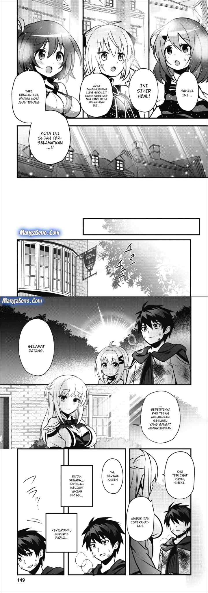 Isekai no Meikyuu Toshi de Chiyu Mahoutsukai Yattemasu chapter 10 halaman 17