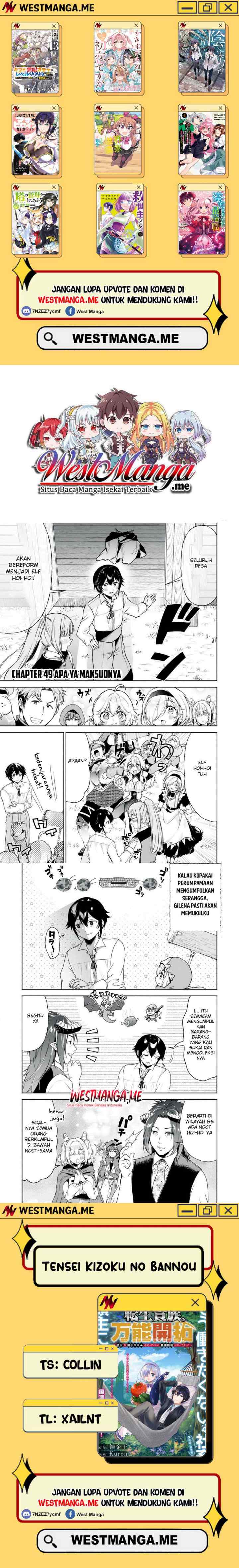 Tensei Kizoku no Bannou Kaitaku Kara ~ chapter 49 halaman 9
