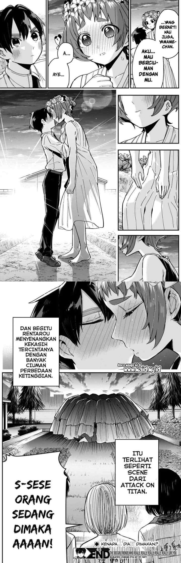 Kimi no Koto ga Dai Dai Dai Dai Daisuki na 100-ri no Kanojo chapter 65 halaman 10