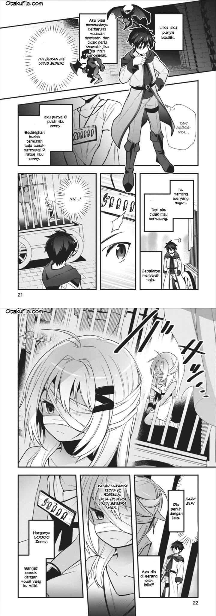 Isekai no Meikyuu Toshi de Chiyu Mahoutsukai Yattemasu chapter 1 halaman 11